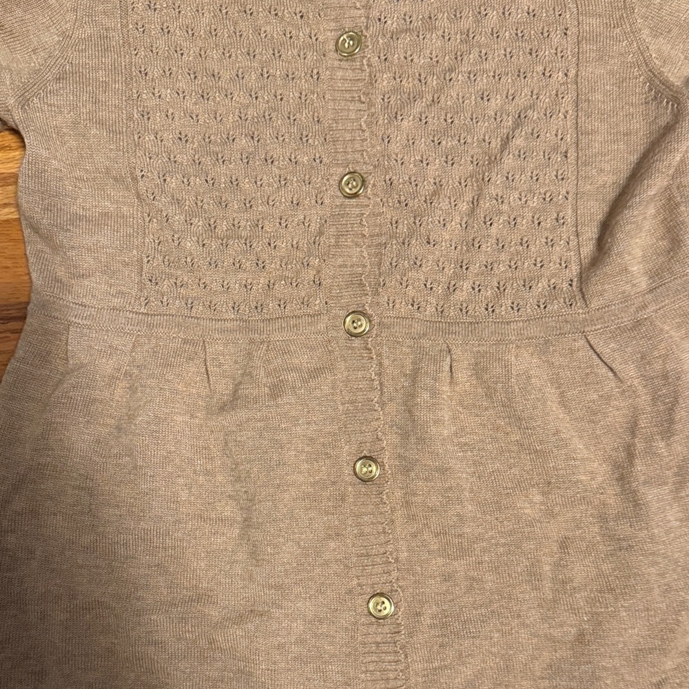 Vintage Juicy Couture Brown Short Sleeve Cardigan - Picture 2 of 9